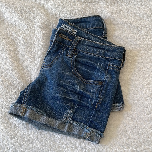 Blue denim shorts - Picture 3 of 6